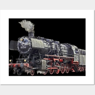 Locomotive Train Engine Posters and Art